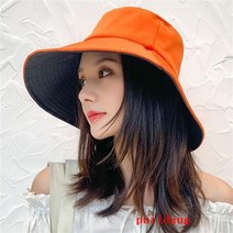puildaug 어부의 모자 여성 여름 더블 페이스 커버 모자 큰 가장자리 선 스크린 모자 남성
