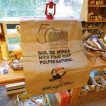 커피마대 커피생두 브라질 커피자루 캠핑소품 대형사이즈 인테리어 소품 화분 꾸미기 집 카페