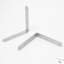 JUNA 스텐꺽쇠 코너철 2P(150X150MM) 스탠하스너 앵글화스너 화스너 스텐코너철 하스너꺽쇠, 2개