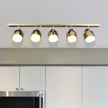 이중원통 3등 5등 LED 주방등 부엌등 인테리어 카페 조명, 이중원통5등골드+볼구12W짧은목(주백색)5개