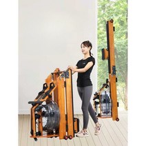로잉머신 홈피트니스 장비 홈트레이닝 전신 운동기구, 다크월넛기본모델