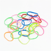 칼라고무밴드 머리끈 헤어 고무줄 (50g), 봉, 1mm