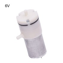 안티프래질 370 미니 에어 펌프 DC 모터 3.7V/6V/12V 전기 마이크로 진공 부스터 모터 미용 기기 의료 유축기, 02 6V