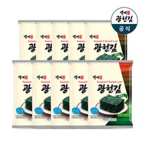 [백제광천김] 파래 전장김 10봉, 단품