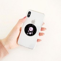 [바보사랑] 핑크문 스마트톡(스마트홀더/스마트톡)[키스맥], 상세 설명 참조, 색상:하프문모빌, 상세 설명 참조