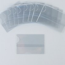 아크릴 팝업 상품이름표 10개 속지교체 pvc 케이스, 사이즈
