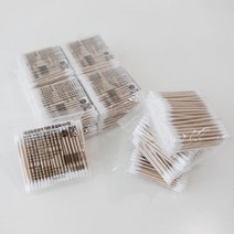 고급 자작나무 면봉 100pcs 다이소, 고급면봉 100개