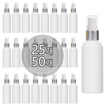 [25개묶음판매] 금속스프레이 20ml 30ml 50ml 60ml 75ml 80ml 100ml 스프레이공병 미스트용기, 80ml 백색용기, 골드캡, 25개