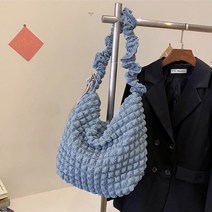 지안글로비스 빅사이즈 폼폼 구름 숄더백