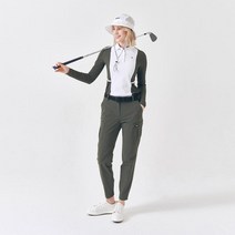 클리블랜드 스트레치 나일론스판 양포켓 여성 카고 조거팬츠 (CGWPT31551), BK