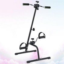 미니실내자전거 스피닝자전거 좌식실내자전거 실내사이클 접이식실내자전거 헬스용자전거 뇌졸중 편마비 운동 재활 기계 손과 발 재활 장비 홈 피트니스 미니 사이클링 운동 자전거, 검은 색