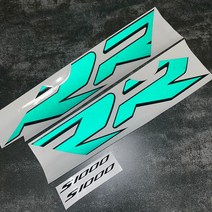 오토바이 S1000 RR 페어링 사이드 카울 스티커 차체 키트 패널 커버 BMW 용 Vinly 데칼 HP4 2015, 15 Reflective Green
