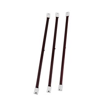아연각관 350mm 500W 220V 루비 컬러 진공 할로겐 히트 튜브 텅스텐 와이어 IR 램프 적외선 석영 요소 4 개, 한개옵션0