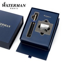 워터맨 만년필 엑스퍼트3 락카블랙 카트리지전용 세트, 단품, 색상:골드트림(GT)|펜촉:EF촉 - 가는촉