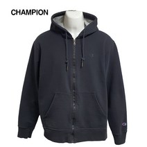 챔피온 기본로고 데일리 기모 후드 집업 95