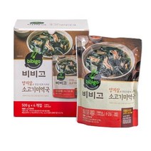 비비고 양지살 소고기미역국 500ml x 4입, 4개
