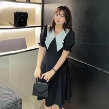 수입 여성 봄 가을 심플 스윙 A라인 빅사이즈 원피스 여름 바캉스 77 휴양지 간절기 통통 88