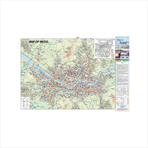 성지문화사 Map of Seoul-서울특별시 영문 (코팅 원지-부착용) + 미니수첩 증정, 성지문화사편집부