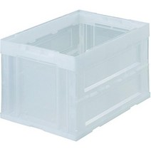 트러스코 나카야마 (TRUSCO) α 접이식 컨테이너 50L 투명 CR-S50N-TM