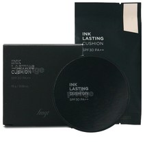 더페이스샵 잉크래스팅 쿠션- 본품 + 리필, V201 애프리콧 베이지