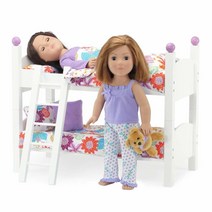 Emily Rose 45.7cm(18인치) 인형 가구 장난감 침대 선물 세트 | 쌓을 수 있는 이층 벙크베드 벙크 침구/사다리 포함 대부분의 35.6-48.3cm(14-19인치)