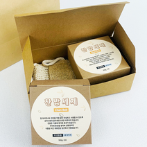 [더위치] 찬밥세제 선물세트 1종세척제 야채 과일 주방세제 천연수세미 천연거품망 포함