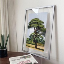 투명액자38CmX58Cm 우뚝선소나무.꾸밈, 1.이미지1／블랙