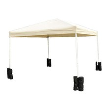 체육대회 천막 프레임+지붕+고정모래주머니 4p 세트 2.5x3.75m 색상다양, 2.5X3.75 브라운