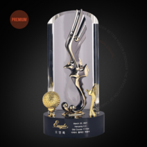 [골프 트로피 전문]기념문구인쇄 메탈 크리스탈 블랙크리스탈 트로피 홀인원패 기념패 이글패 싱글패 우승트로피