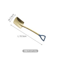 수박 아이스크림 팥빙수 디저트 삽 스푼 304 스테인레스 스틸 셔블스푼, 미러 일자삽