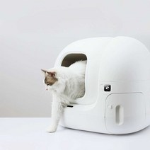 고양이 자동청소 화장실 배변통 딩동펫 돕형 냥이