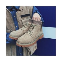 상세설명참조 인 남성 마틴 부츠 조수 브랜드 느슨한 툴링 밀리터리 윈드 컴뱃 일본식 레트로 가죽 신발_67058