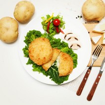 맛있는 채식 콩고기 푸드 감자치즈까스 2kg 콩단백질
