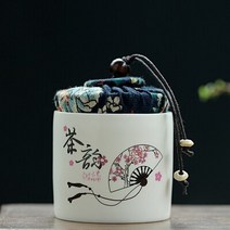 빈티지 다기 그릇장 엔틱 다구 찬장 스토리지 냄비 차 주전자 세라믹 레트로 중국어 작은 Pu'er 꽃 포, 05 5