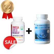 유니시티 오메가3리졸브 + 클로로파워 세트, 480mg, 1세트