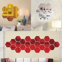 사랑할수박에 붙이는 안전 아크릴 거울 스티커, 레드3호(15.5cmx18cm)