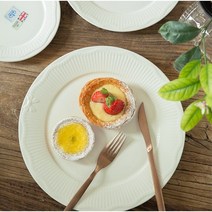 피어몰 이천도자기 캐럿 펄진주 화이트 원접시