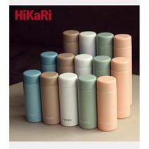 히카리 테소 무광 미니보온병 사무실텀블러, 200ml, 파스텔핑크