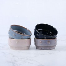 썬42520 [SΘN] 디자인소스기 씨리얼그릇 스파게티볼 반반그릇 시리얼 디저트식기, iШi_ 헤리티지 국내 도자기 소스볼 4color, iШi_ 네이비