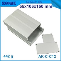 Pcb 55*106*150 mm용 알루미늄 스크랩 전자 szomk 접합 하우징 1 피스 분말 코팅, 한개옵션0