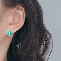 스와로브스키 워터 드롭 크리스탈 귀걸이