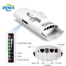 ZLWL 스마트 장거리 와이파이 무선 브릿지 라운드 액세스 포인트 CPE, [05] 5KM 5.8G1200M