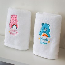 [콜리] 케어베어 프리미엄 타월 Set 2Pcs, 화이트