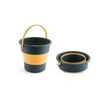 이모스트 어드벤처 다용도 접이식 버킷, 그린옐로우, 10L