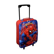 TOPNaturePlus 마블 스파이더맨 15 접이식 바퀴 달린 파일럿 케이스 - 롤링 러기지