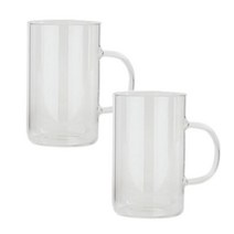 룰루홈 내열유리 머그컵 300ml 2개
