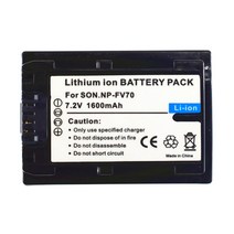 견고한 소니 호환 FDR-AX700 NP-FV70 HXR-NX80 PXW-Z90V/B HDR-CX675B CX330 CX900 PJ340 PJ670B PJ810 용, 한개옵션0