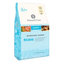 네츄럴코어 에코5b 퍼피연어(어린강아지용)1kg x 2개 + 치즈5봉 + 사료샘플1종, 1kg, 1개입