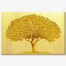 [당일출고] 돈들어오는 황금 돈나무 그림 거실 풍수인테리어 액자 집들이 선물, 긴급-5.[I]재물복돈나무, 캔버스