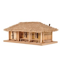 영공방 교육용 시리즈 YM501 초가집 남부3칸 1/40 조립키트 DIY 나무로만들기